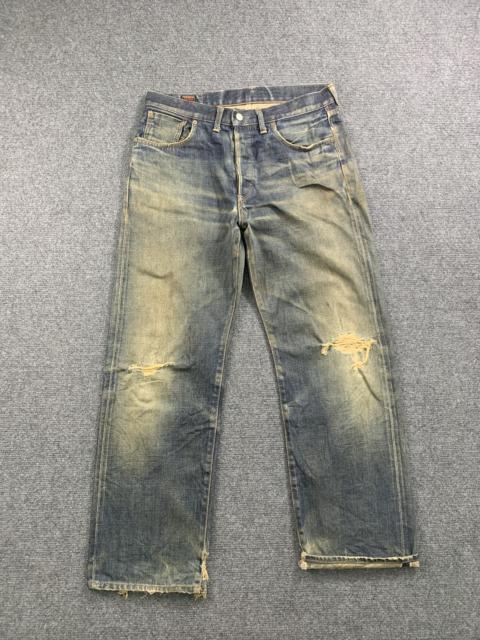 Other Designers Edwin - Vintage Edwin 505SX Selvedge Faded Blue Jeans