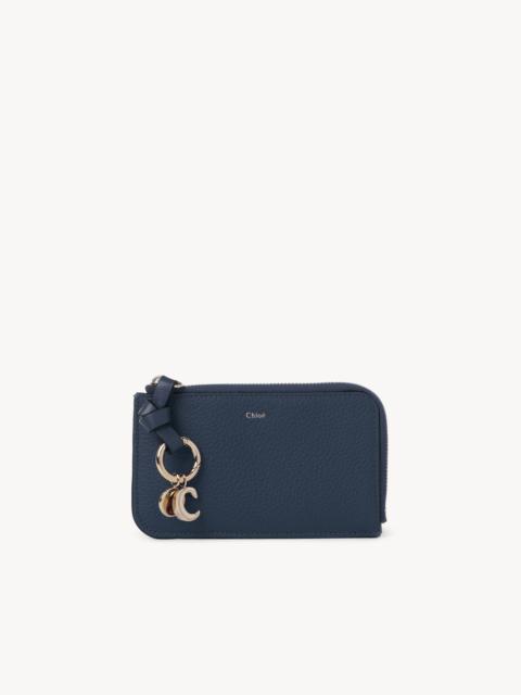 Chloé ALPHABET WALLET IN GRAINED LEATHER