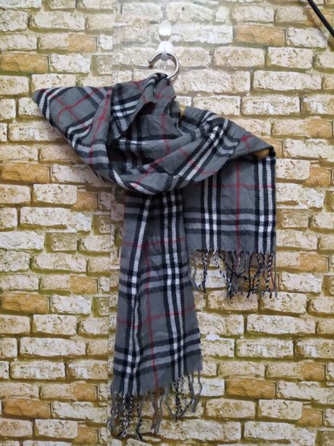 Burberry BURBERRY MUFFKER SCARVES NOVA CHECK LAMBWOOLS (C56)