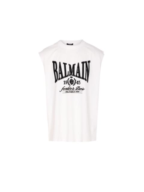 Balmain Balmain Men Balmain 1945 Print Tank Top