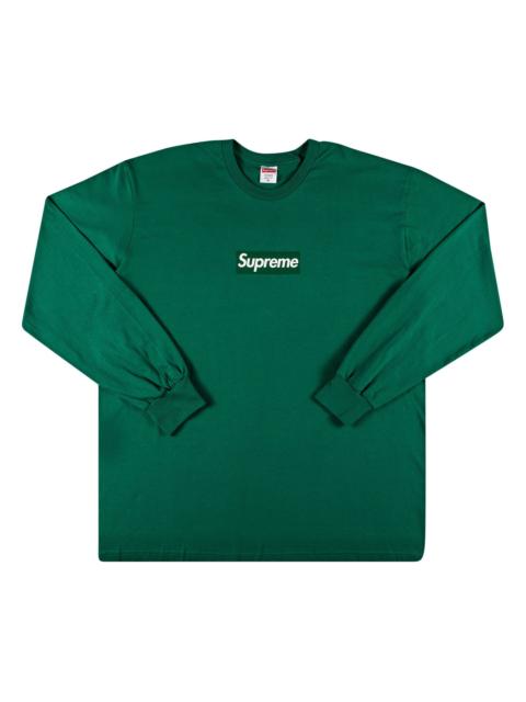 Supreme Supreme Box Logo Long-Sleeve Tee 'Light Pine'