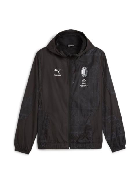 PUMA x AC MILAN PLEASURES Football Pre-match Jacket 'Black' 776092-01