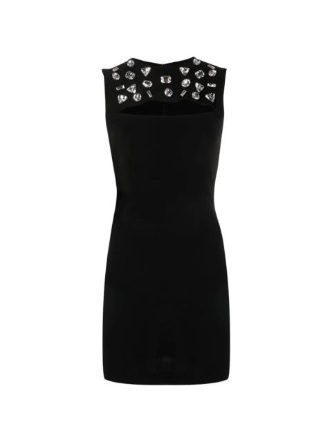 DSQUARED2 crystal-embellished sleeveless- dress