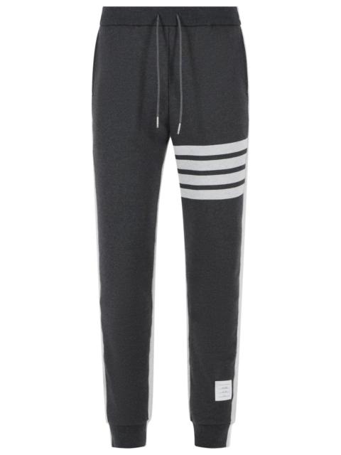 Thom Browne Thom Browne Colorblock 4 Bar Grey Cotton Pants