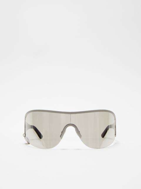 Acne Studios Metal frame sunglasses - Silver/transparent