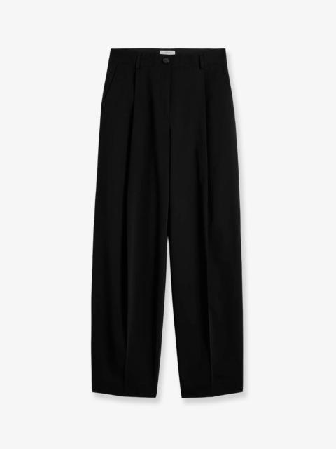 TOTEME Toteme Single Pleat Cotton Trousers Black