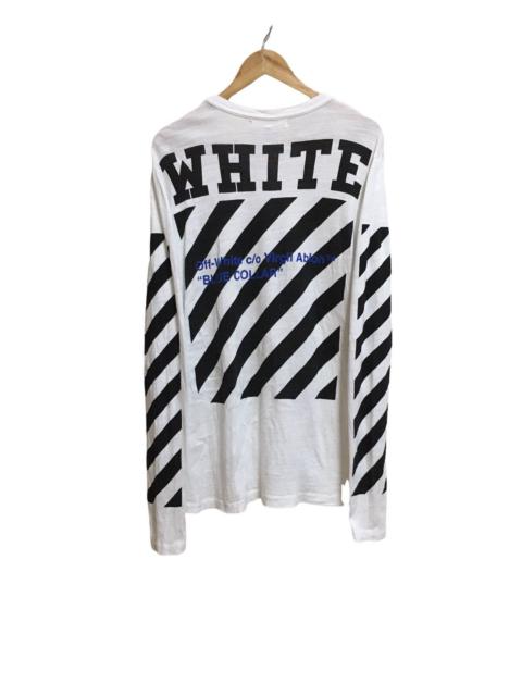 Off-White OFF WHITE BLUE COLLAR LONG SLEEVE TSHIRT