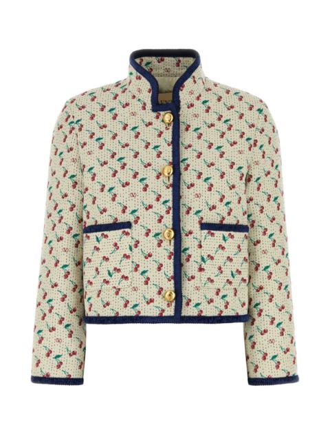 Valentino Garavani Women Embroidered Jacquard Jacket