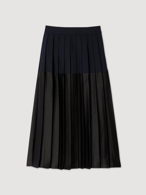Sandro MIDI PLEATED SKIRT