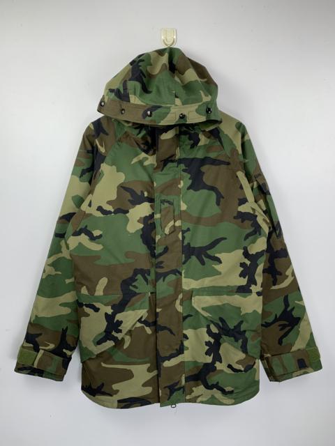 Other Designers Vintage - Vintage 90s Us Army Hoodie Camo Parka Jacket