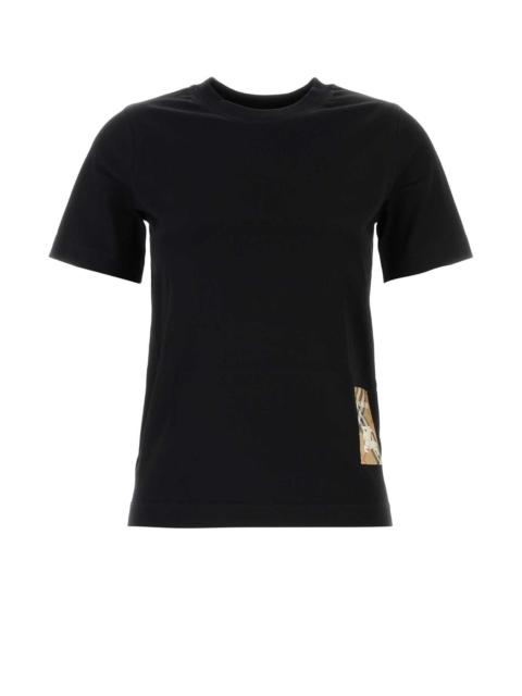 Burberry Burberry Women Black Cotton T-Shirt