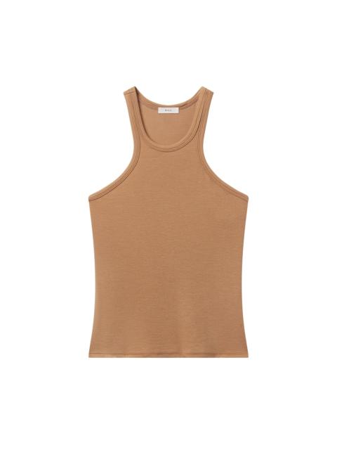 A.L.C. Dean Racerback Rib Knit Tank