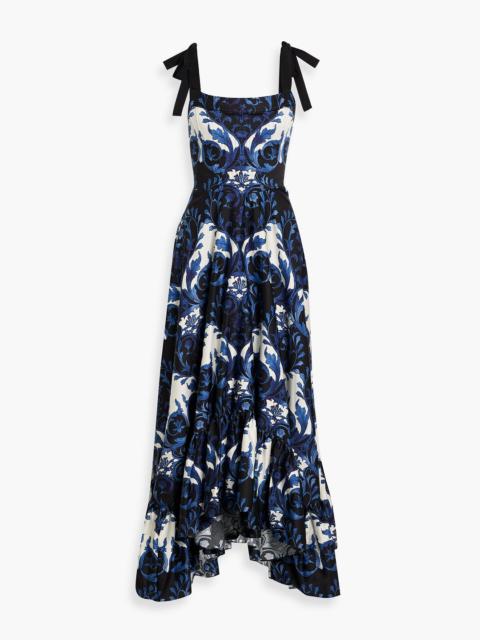 Alice + Olivia Rosalee printed cotton-blend maxi dress
