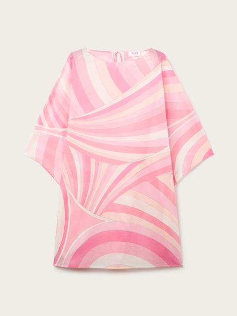 PUCCI IRIDE PRINT COTTON KAFTAN