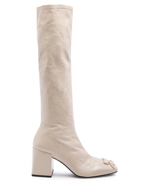 Courrèges 75 Crinkled Vinyl Knee-high Boots