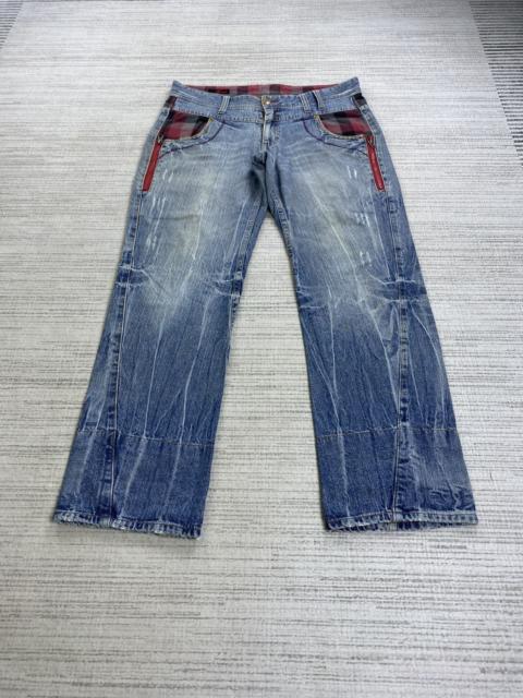 Hysteric Glamour Vintage Uj Comtempo Punk Mud Wash Rare Denim Pants