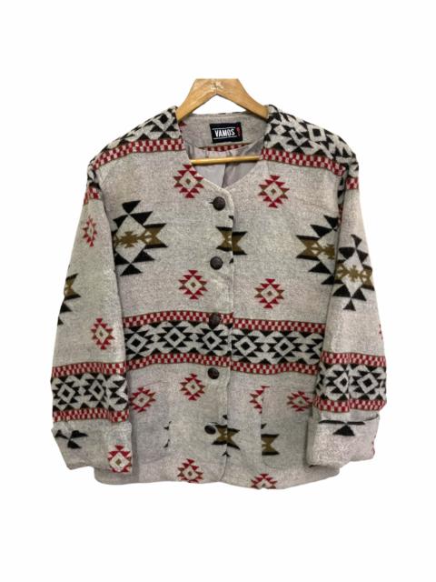 Other Designers Vintage - 🔥VTG NAVAJO VAMOS WOOL BUTTON JACKET NICE DESIGN