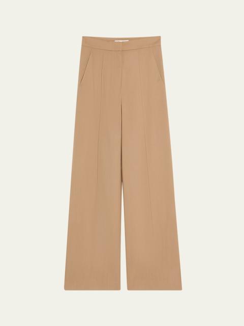 Max Mara Fernet Wide Leg Wool Trousers