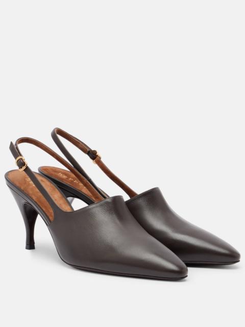 herbert levine Cover Up 80 leather slingback pumps