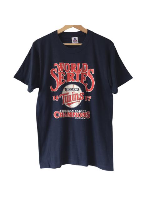 Other Designers Vintage - Authentic Vintage 1987 Minnesota Twins MLB Team Baseball Tee