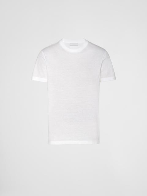 Prada Three Pack Cotton Jersey T-Shirts