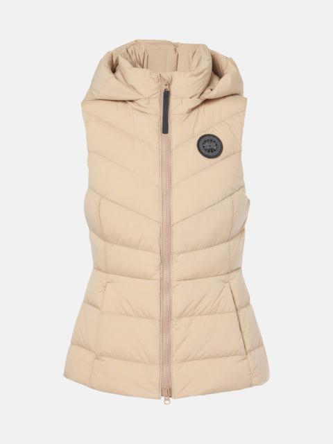 Black Label Clair quilted down vest