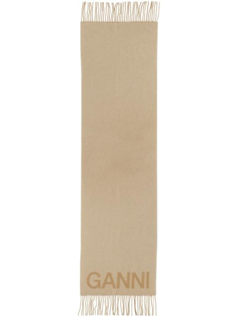 GANNI Ganni Women Sciarpa Con Logo