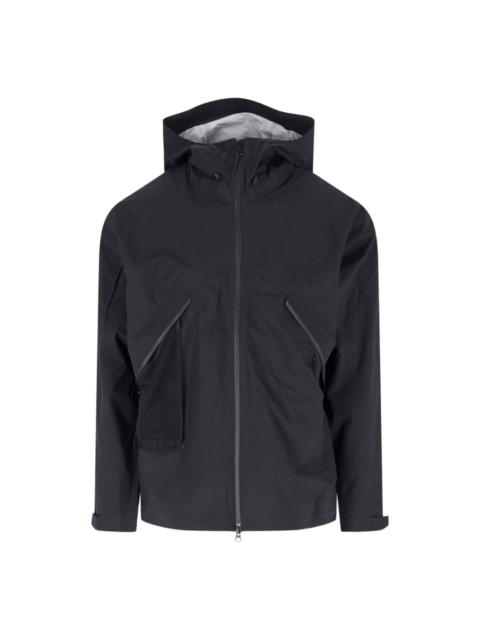 Pertex zip-fastening hooded jacket