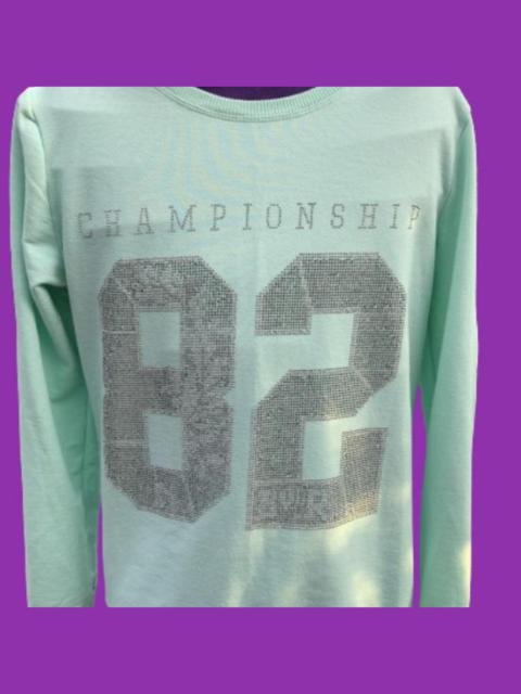 Other Designers Free Label Women's Green Sweatshirt