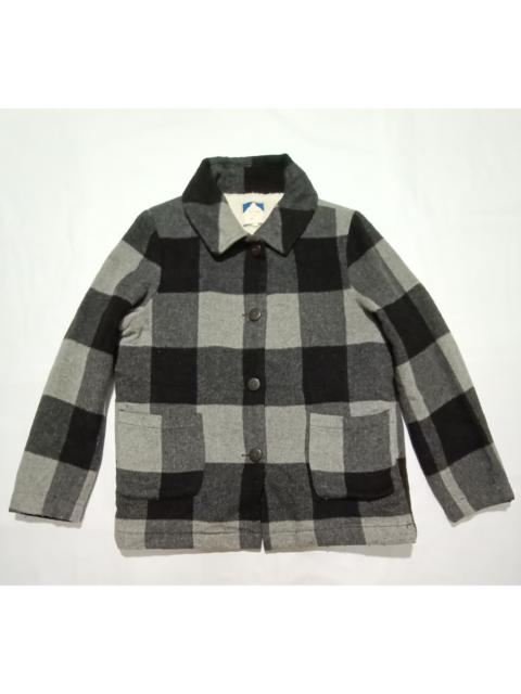 Other Designers Very Rare - Hype Style North Object De Petit Checkered Sherpa Jacket