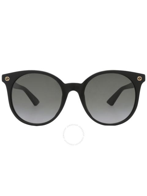 GUCCI Gucci Grey Gradient Round Ladies Sunglasses GG0091S 001 52