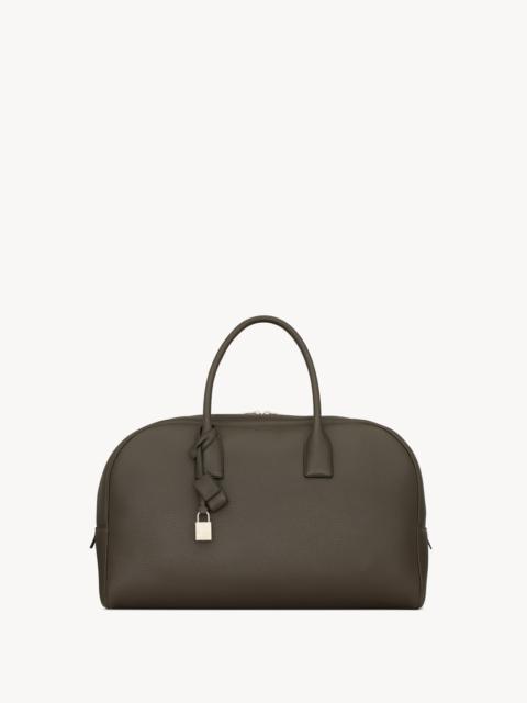 SAINT LAURENT SMALL BOWLING DUFFLE IN GRAINED LEATHER