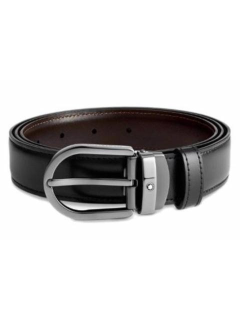 Montblanc Montblanc Horseshoe Buckle Reversible Belt