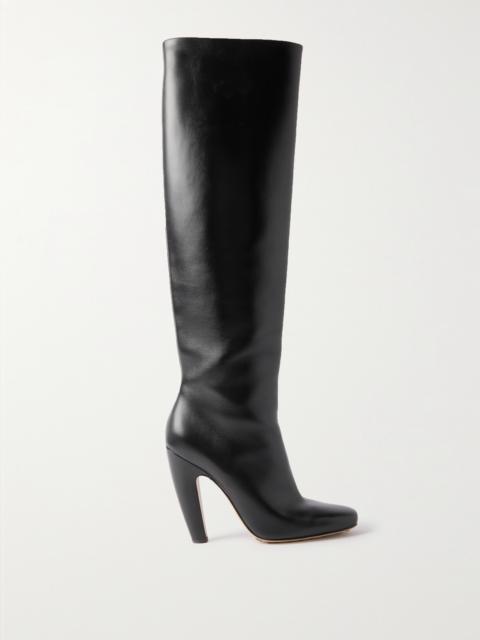 Bottega Veneta Veneta Leather Knee Boots