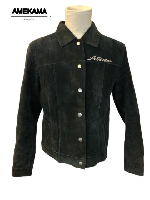 Other Designers Rare!! Archival Avirex Suede Leather Jacket