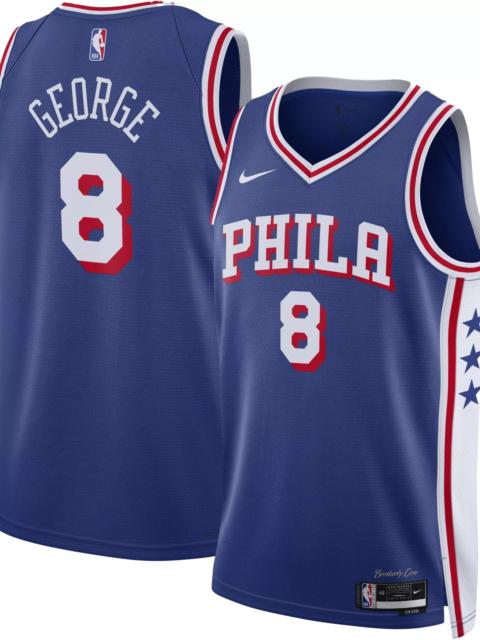 Nike Nike Adult Philadelphia 76ers Paul George #8 Icon Jersey