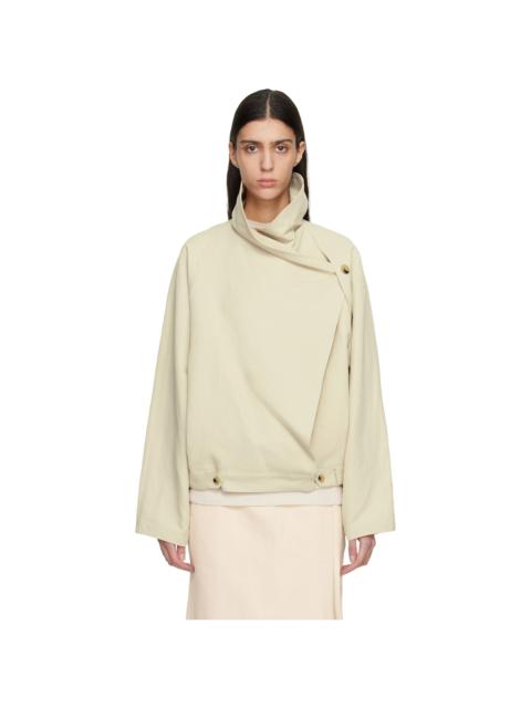 LE17SEPTEMBRE Off-White Sculptured Jacket