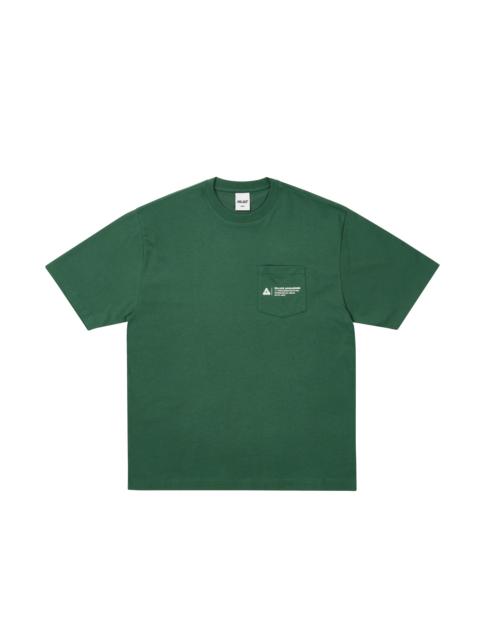 PALACE SHOP LOCATOR POCKET T-SHIRT APGUJEONG RACEY GREEN