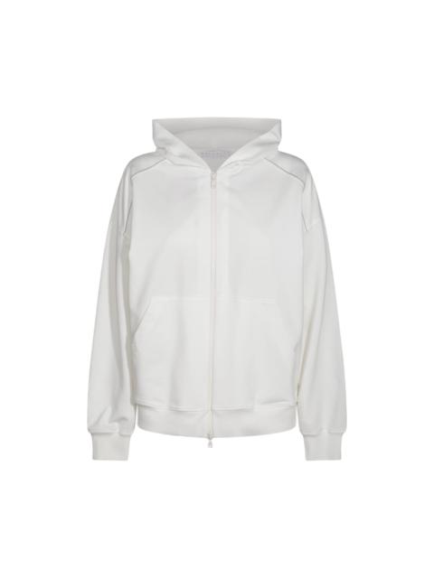 Brunello Cucinelli White Cotton Sweatshirt