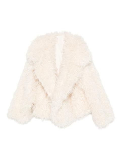 NORMA KAMALI faux fur coat