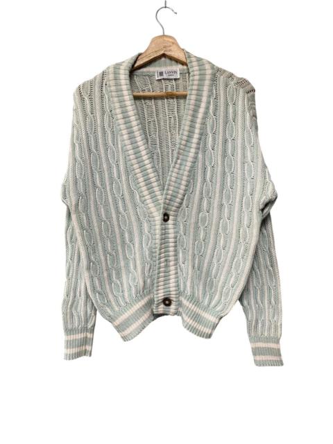 Lanvin Lanvin half button knit like coggi design