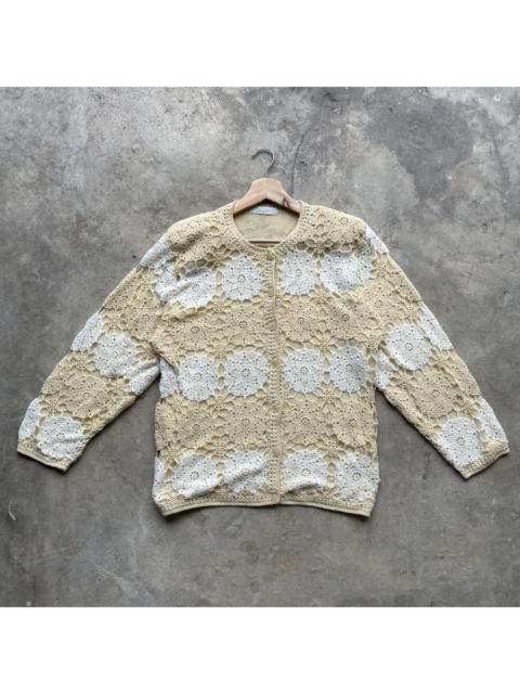 Other Designers Cardigan - Vintage Altain Rare Button Ups Mesh Cardigan Knitwear