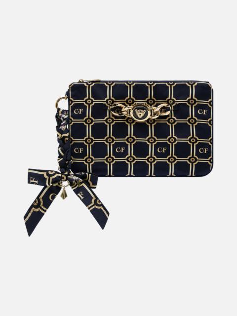 CAMILLA BRAIDED STRAP CLUTCH