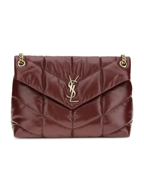 SAINT LAURENT Medium Puffer Bag In Glossy Leather