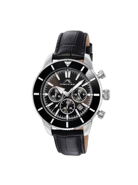 Other Designers Porsamo Bleu Brandon Chronograph Quartz Black Dial Men's Watch 1012ABRL