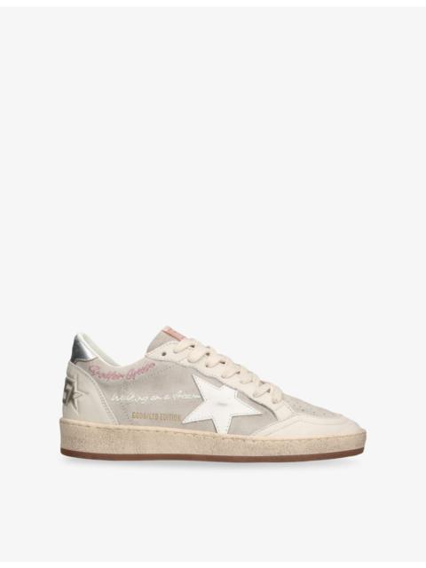 Golden Goose Ball Star Suede Low-Top Trainers