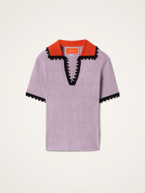 La DoubleJ Picket Polo Top