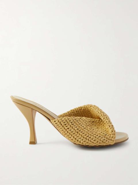 Blink raffia mules Yellow