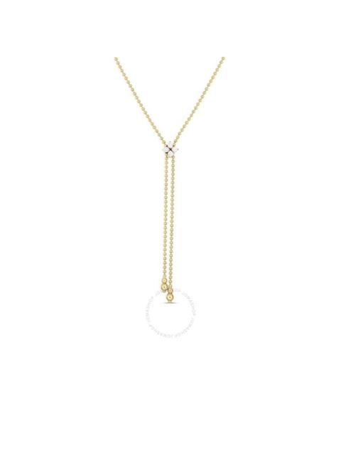 ROBERTO COIN Roberto Coin Love In Verona Diamond Zipper Necklace - 8883146AY23X