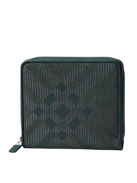 Burberry Burberry Vine Men's Check Medium Zip Wallet